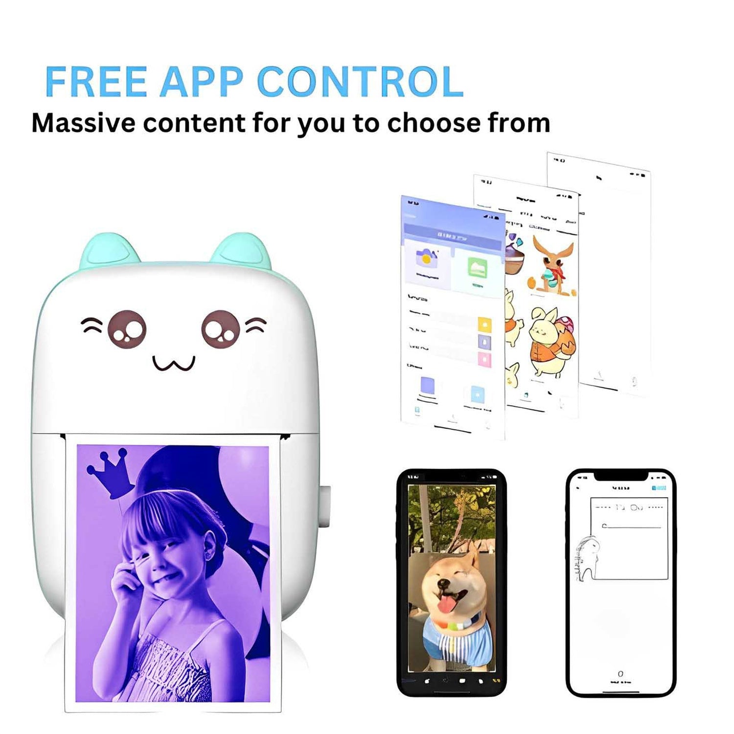 Student Pocket Mini Error Compact Portable Photo Printer