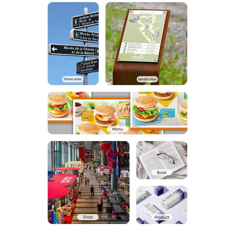 AI Language Translator Device | 138 Languages, Real-Time Voice & Photo Translation, Offline Mode, Touchscreen | Audio HD Touch Professional Scan.