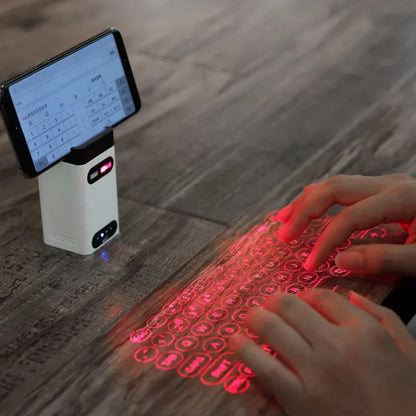 Virtual Laser Keyboard Bluetooth Wireless Touch Projector Phone Keyboards for Computer Iphone Pad Laptop with Mouse Function