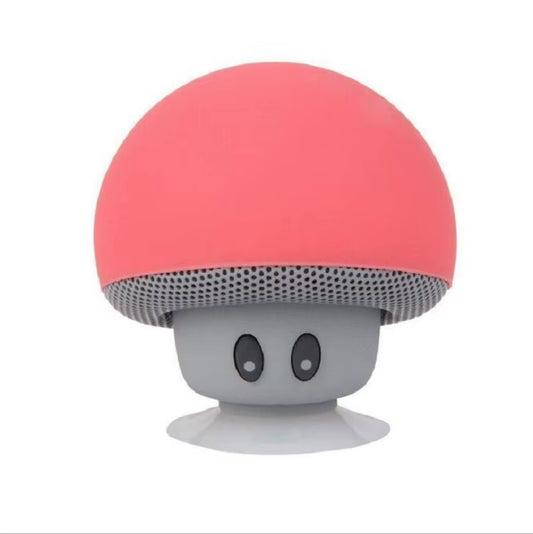 Mini Mushroom Bluetooth Speaker - Creative Mini Suction Cup Portable Smart Speaker for Phones - Cross-Border Cartoon Gift