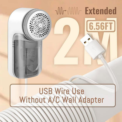 Fabric Lint Remover Wired Use, Plug-In Lint Shaver and Lint Brush 2 in 1, Sweater Defuzzer Remove Fuzz, Lint Balls, Pills, Bobbles from Clothes, Furniture, Carpet, Couch